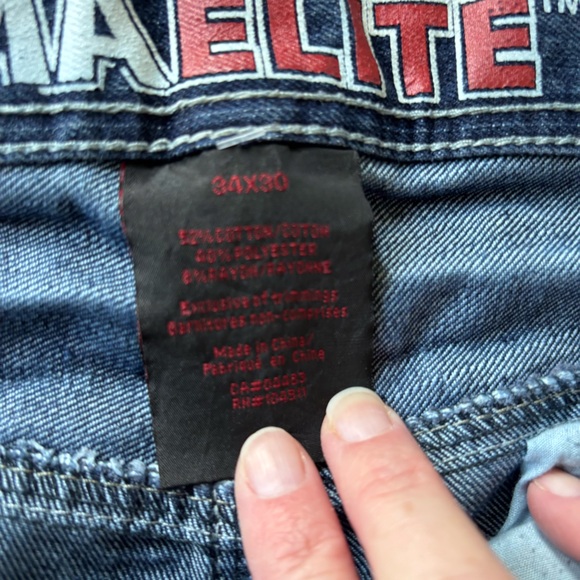 Vintage MMA Elite Men's Bootcut Jeans - Picture 8 of 14